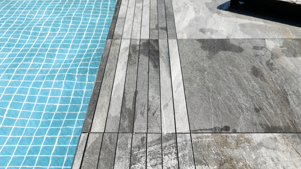 revestimento de borda de  piscina