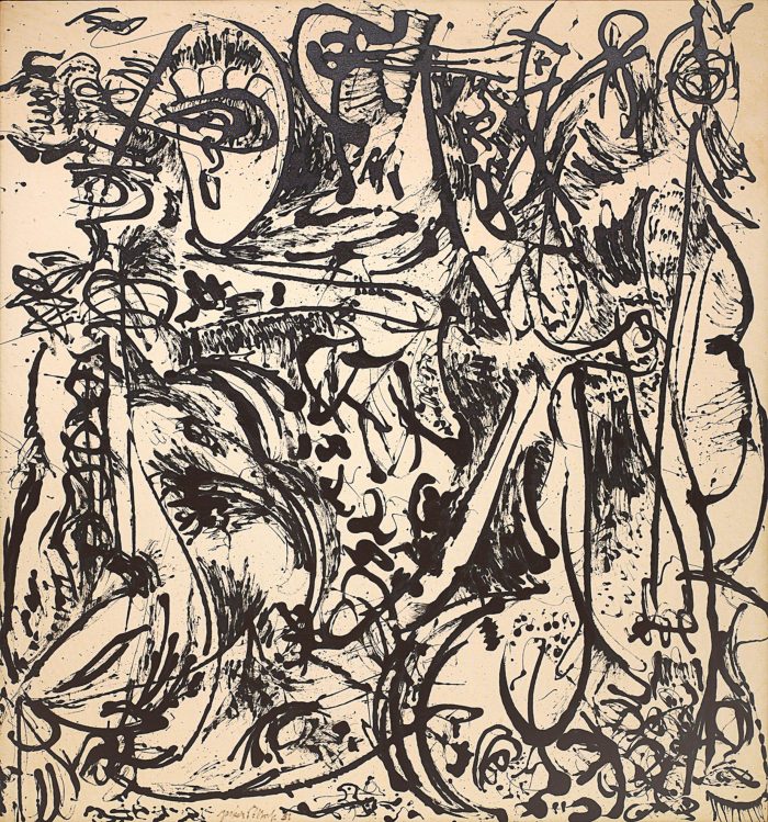 Front Line por Jackson Pollock (Fonte: Wall Street Journal)