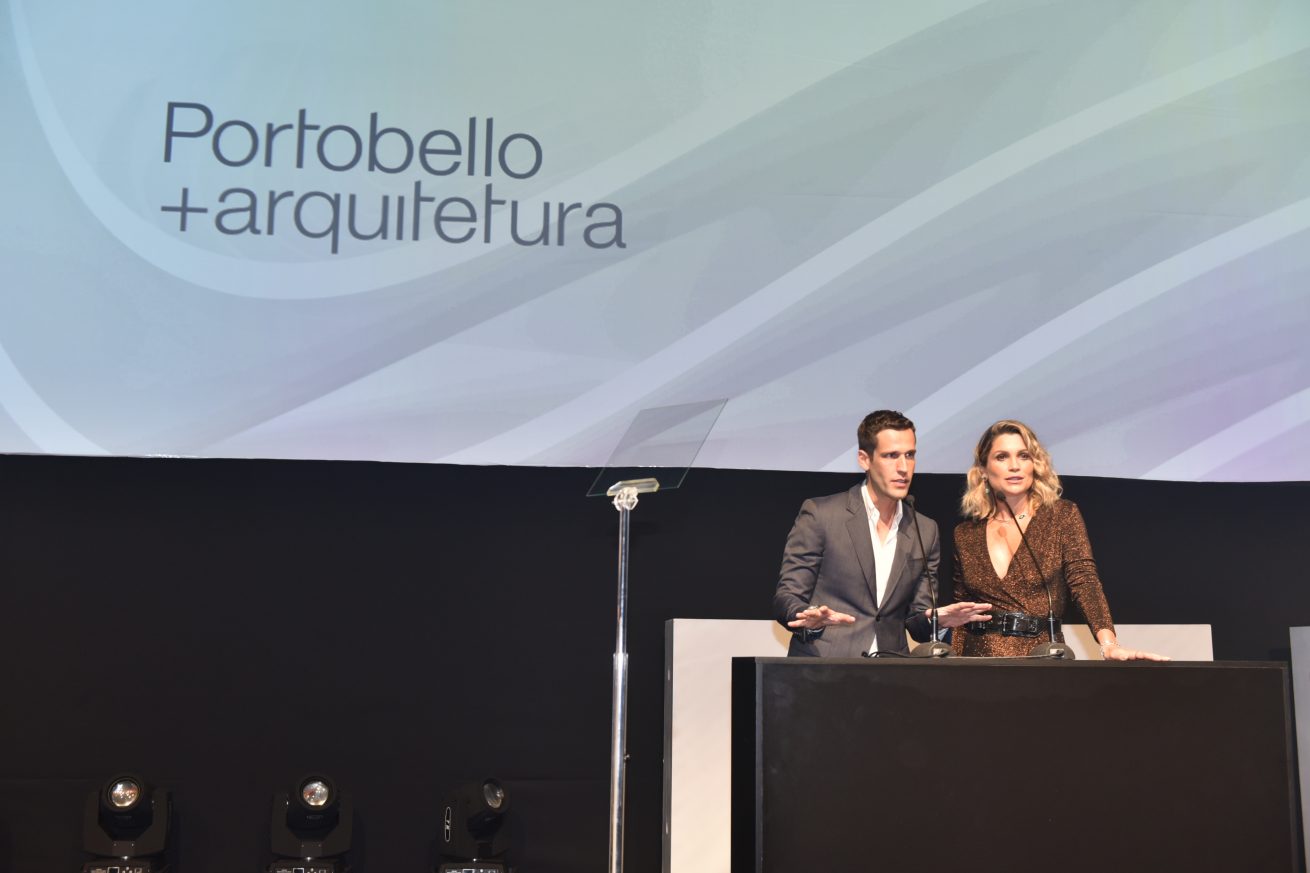 Pedro Andrade e Flávia Alessandra apresentaram a Festa Portobello+arquitetura