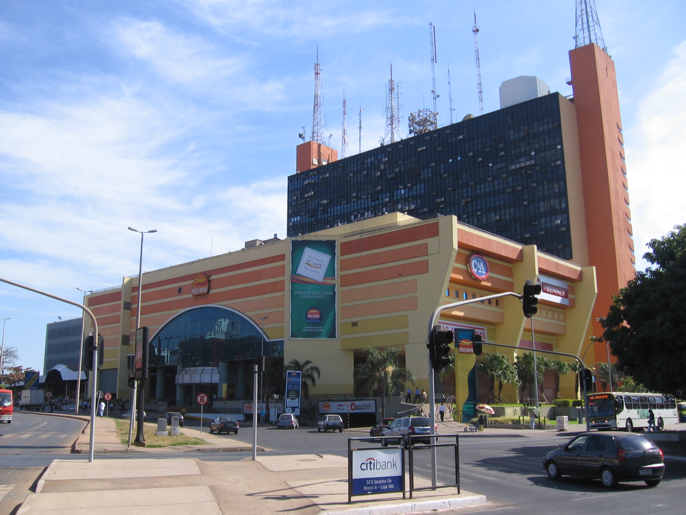 Antes da reforma no Pátio Brasil Shopping, em Brasília
