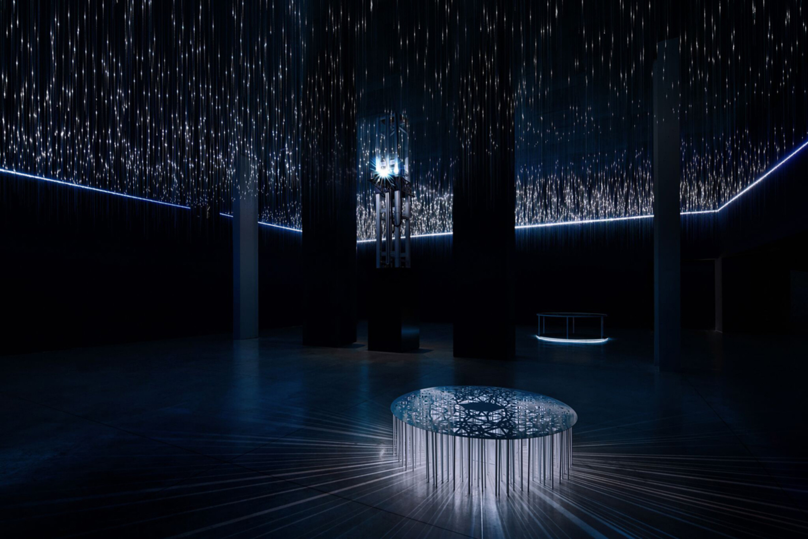 Projeto de iluminação em 360 graus no pavilhão Lexus. Fonte: Coolhunting