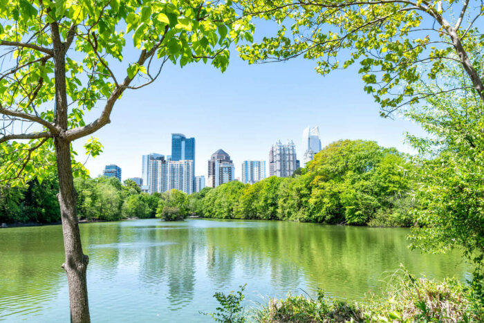 Cidades verdes: Piedmont Park na cidade de Atlanta, na Georgia