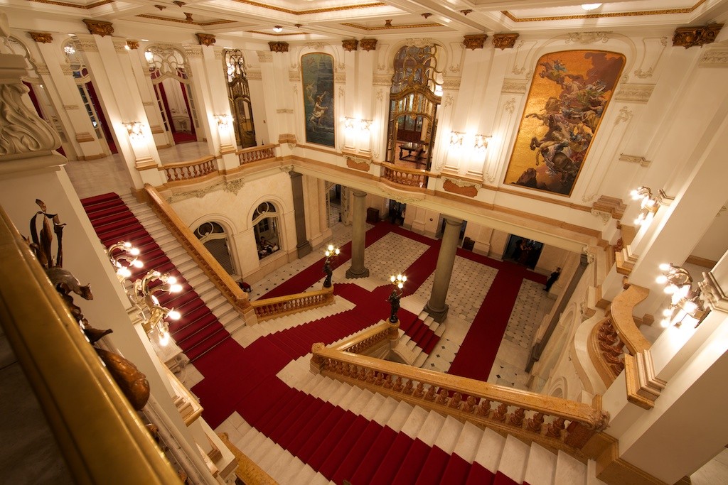Hall do Theatro Municipal (Foto: Ricardo Kleine)