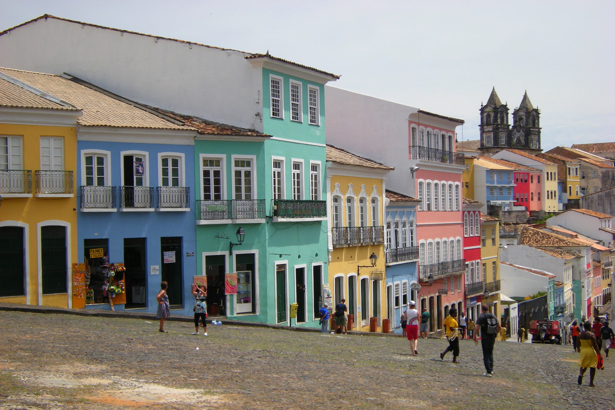 Extensão de casas no Pelourinho que foram se transformando em atrativo cultural com os anos (Foto: Leandro Neumann Ciuffo/Flickr)