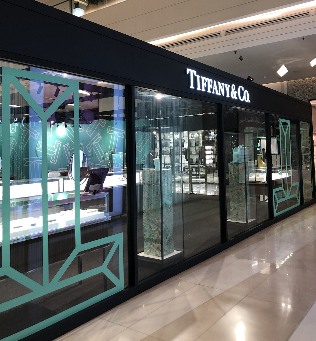 Novo conceito de retail design da Tiffany & Co.  (Foto por Bárbara Cassou)