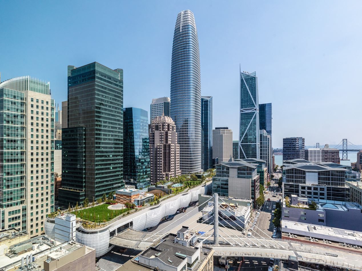 Salesforce Tower foi eleito o melhor arranha-céu do mundo pelo Conselho de Edifícios Altos e Habitat Urbano  (Foto: Pinterest)
