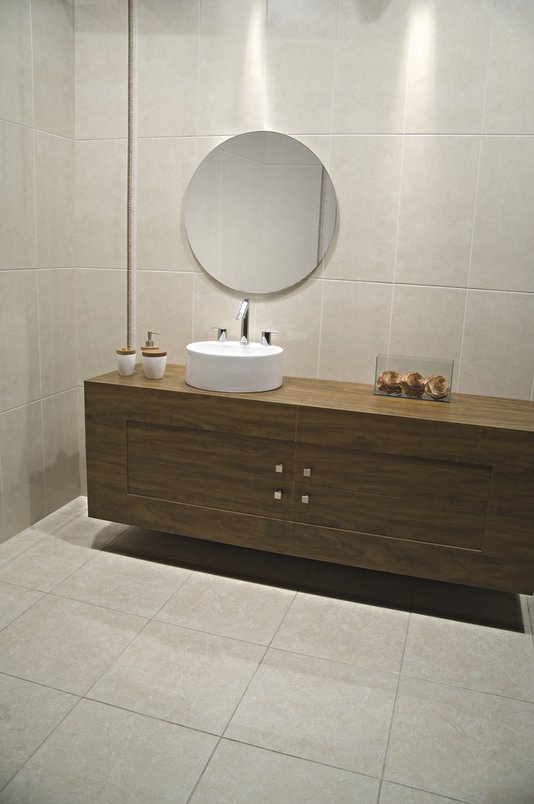 Banheiros ficam muito bonitos com a linha Essencial (Projeto: Portobello S.A.)