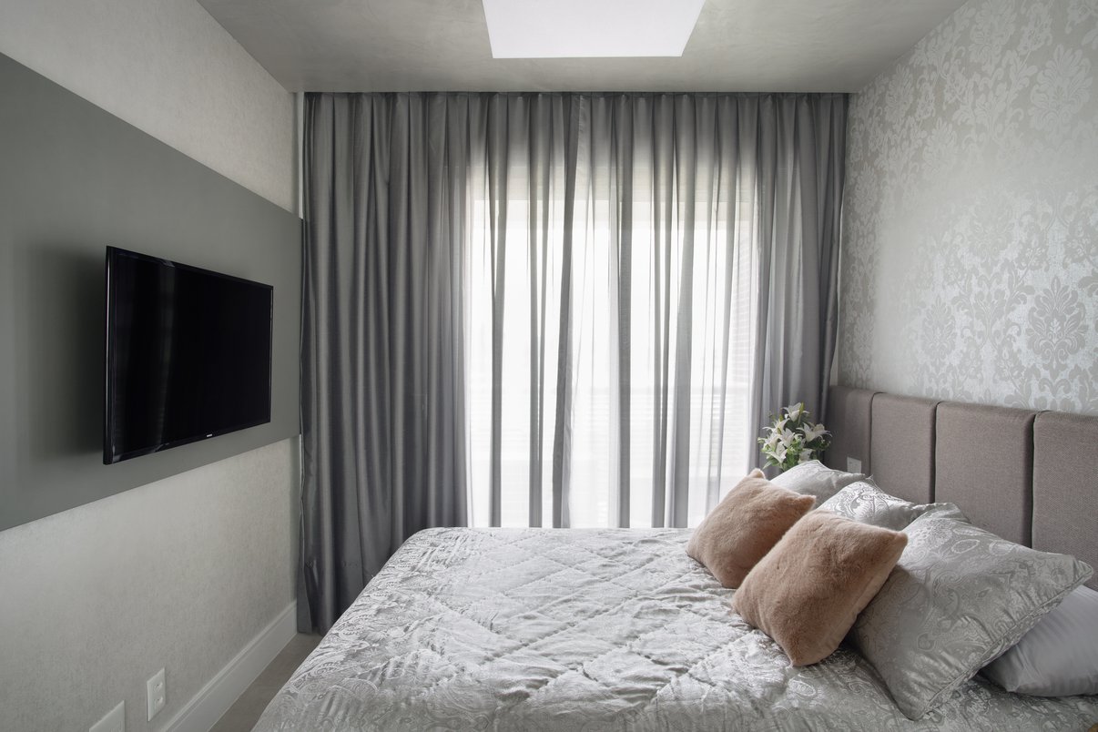 Decorar Apartamento Alugado - As cortinas e colchas ajudam a trazer personalidade para os ambientes ao decorar apartamento alugado