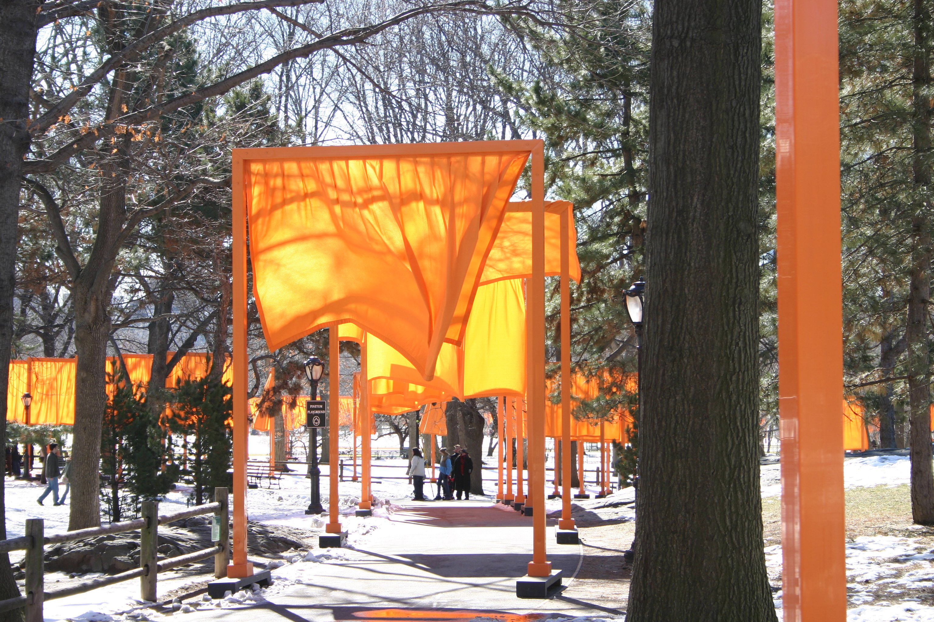 The gates no Central Park (Fonte: Morris Pearl)