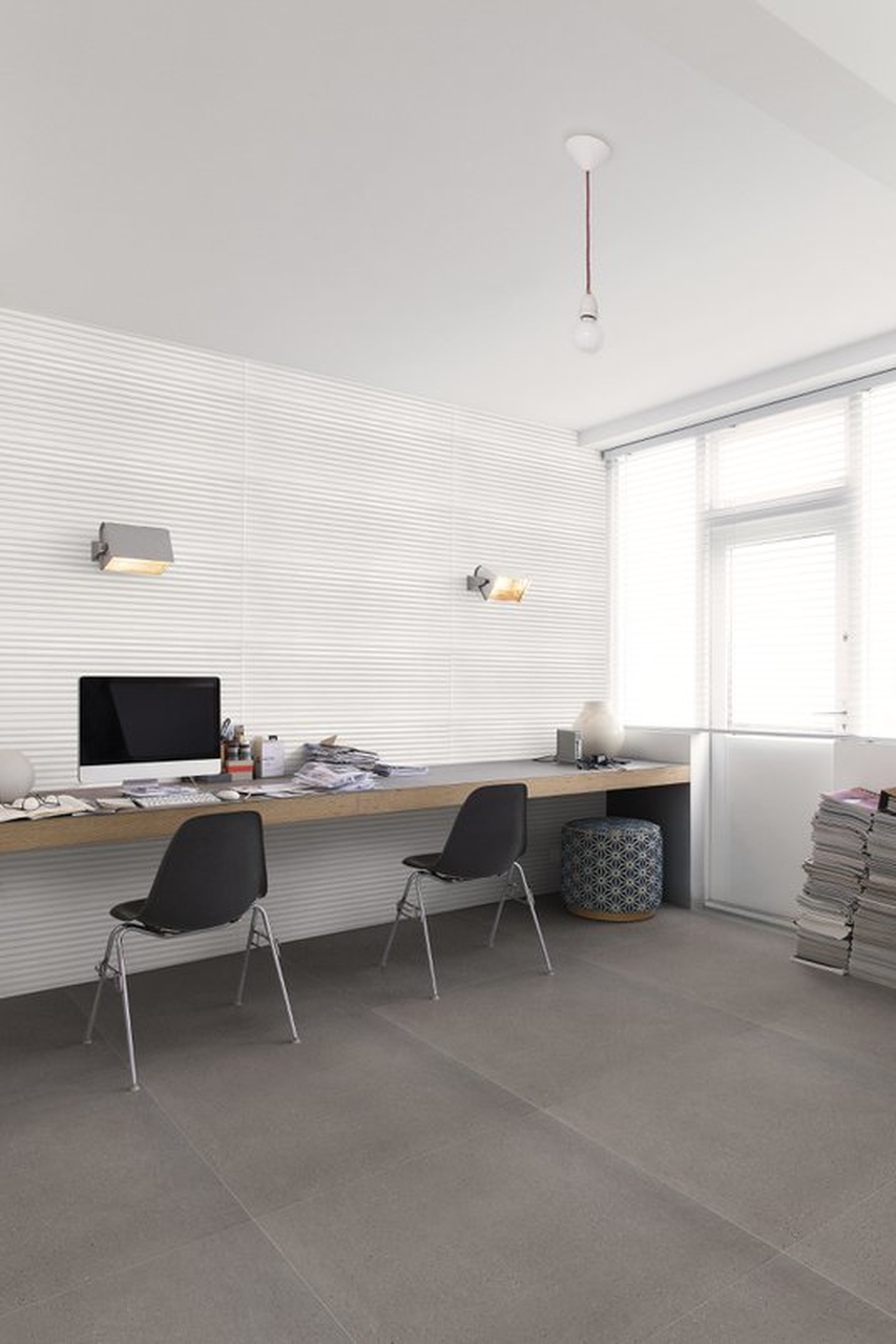 Iluminação adequada faz parte da ergonomia no trabalho em casa (Projeto: Portobello S.A.)