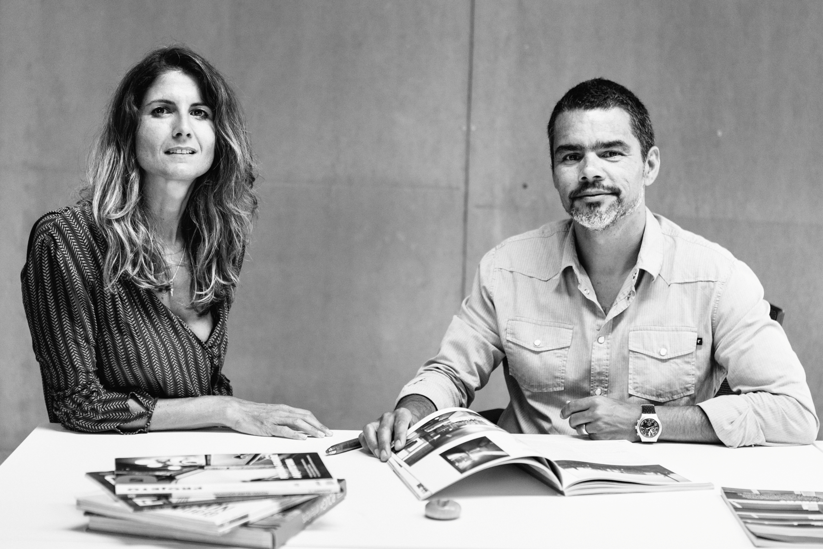 Fabíola Guimarães e Henrique Pimont, do escritório Pimont Arquitetura (Foto: Pedro Caetano)
