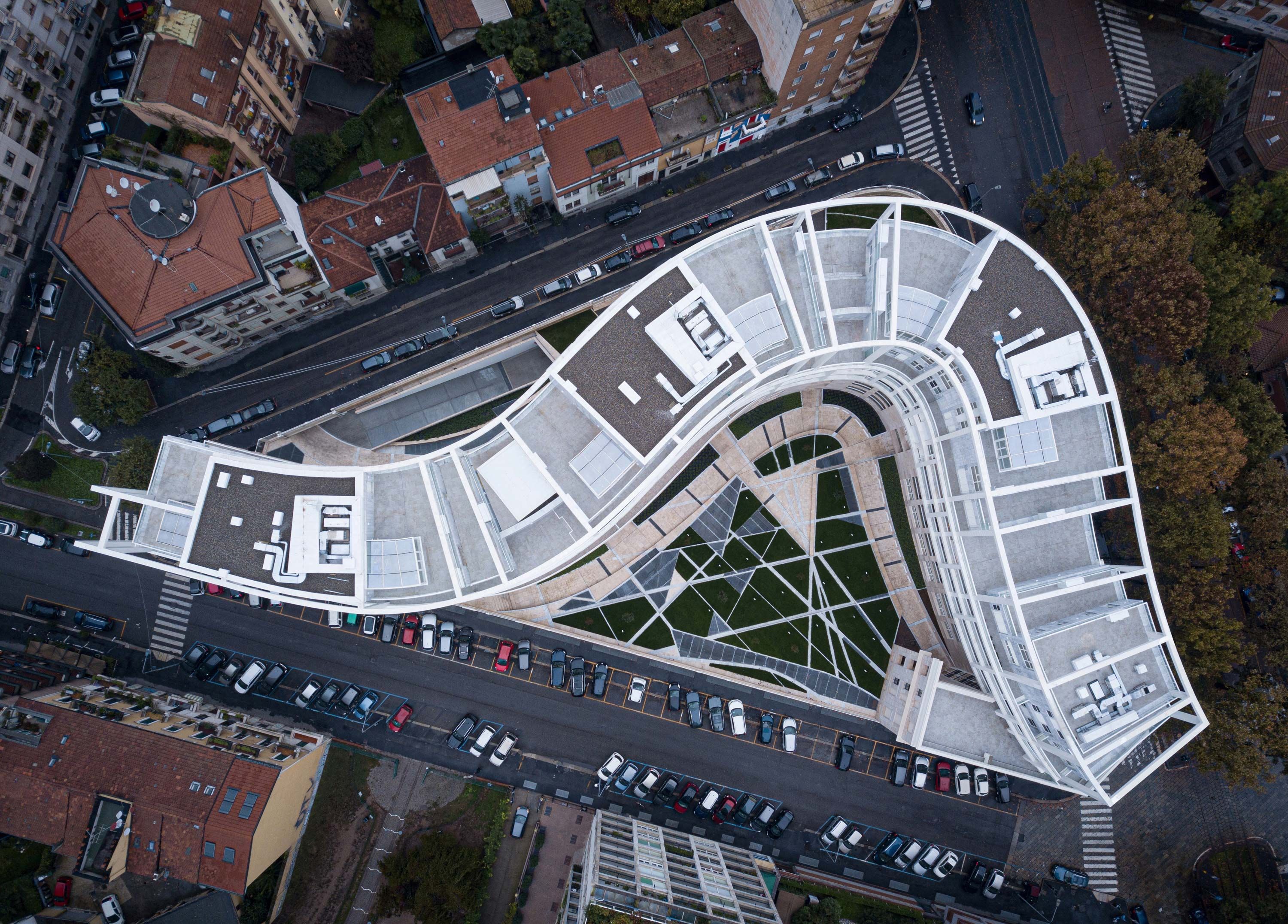 Imagem aérea do projeto Residência Carlo Erba  (Foto: Drone Marco de Bigontina) 