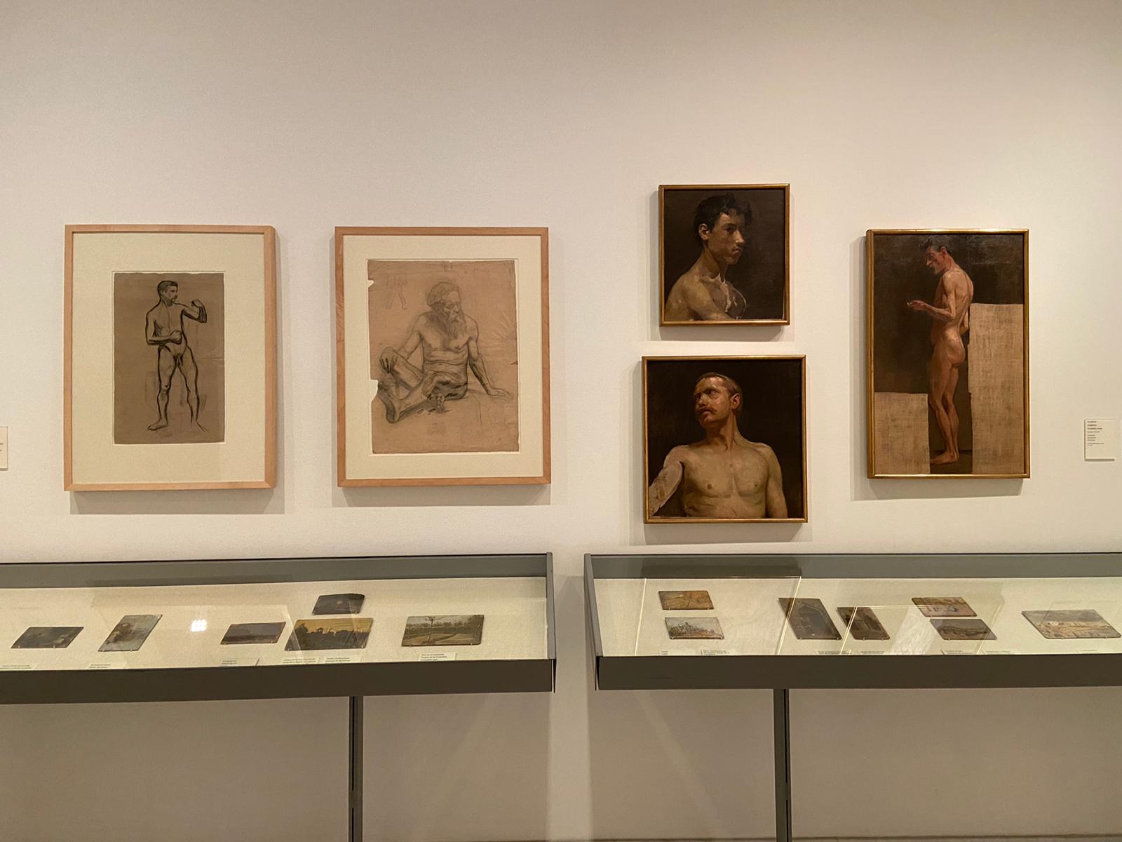 Sketches e obras do início da carreira do artista estão presentes no museu (Foto: Barbara Cassou)