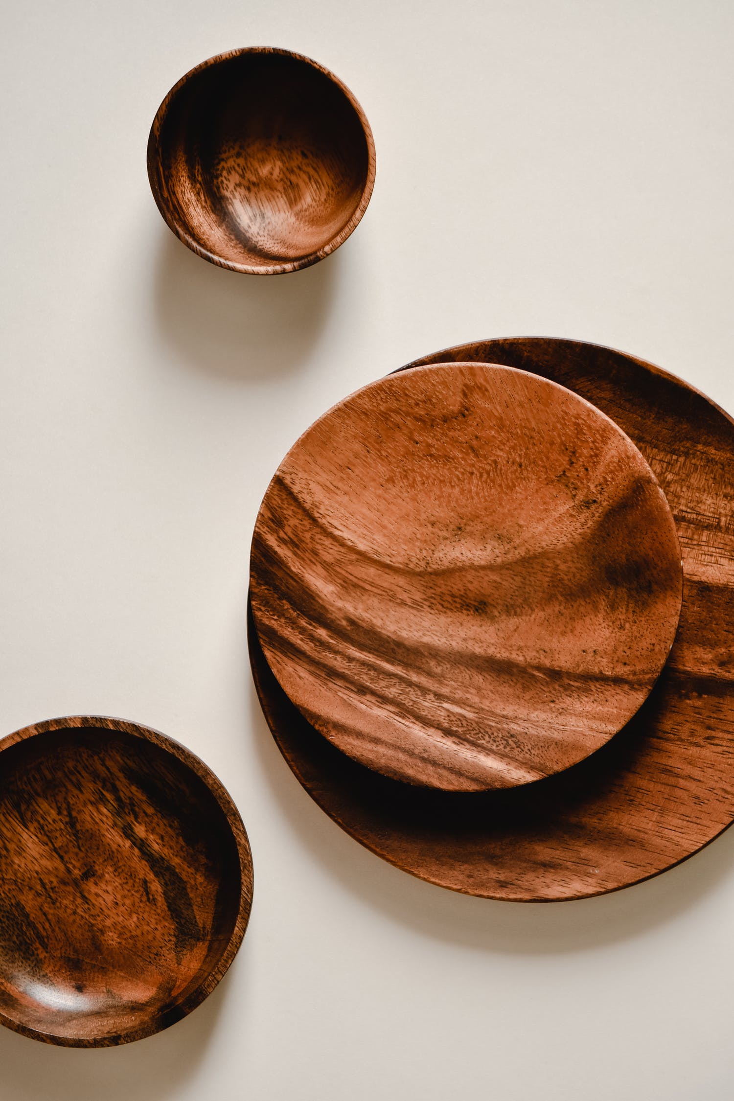 Japonismo, pratos de madeira