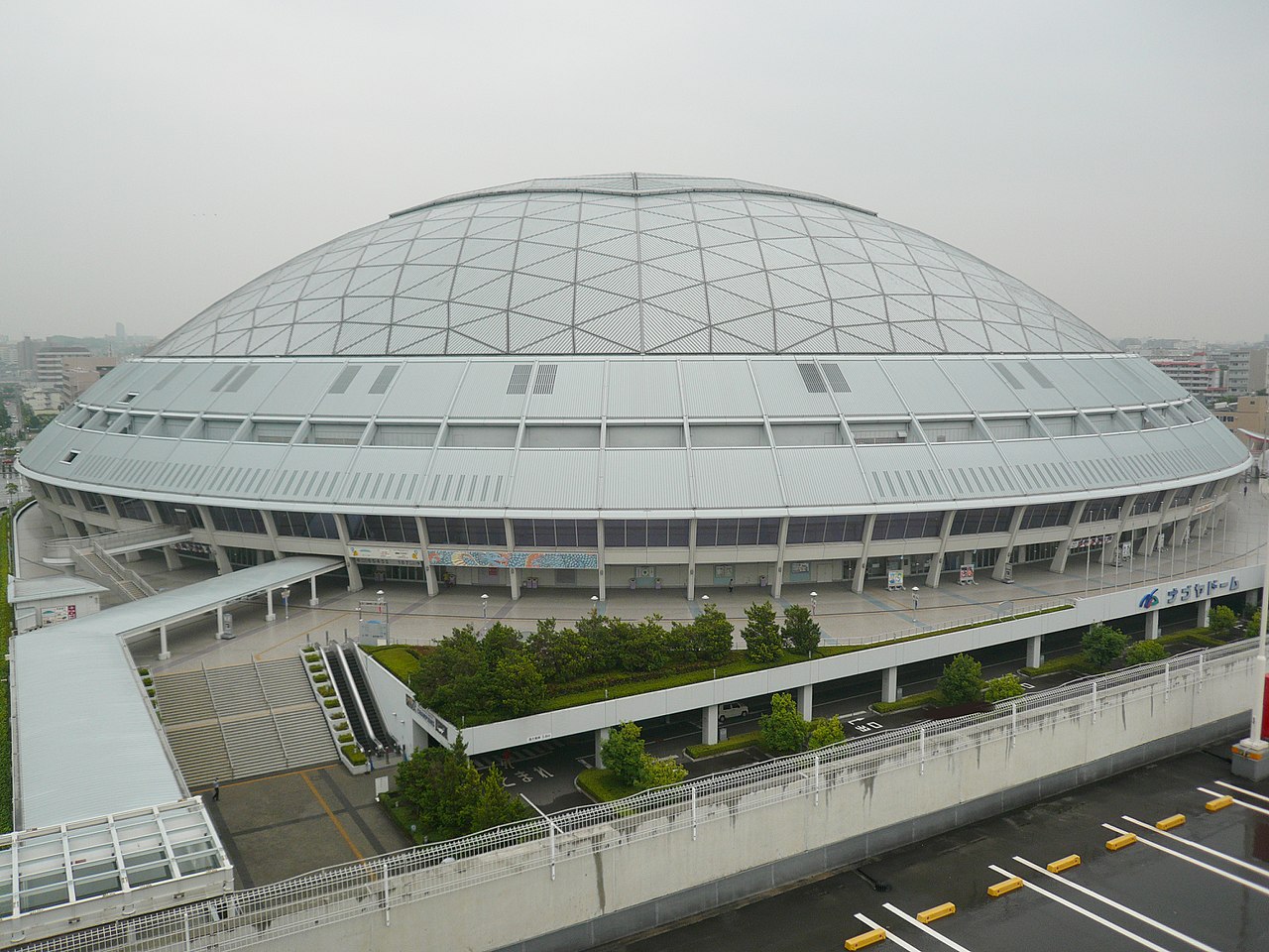 Inaugurado em 1997, o Nagoya Dome é um estádio capaz de receber mais de 38 mil pessoas 
