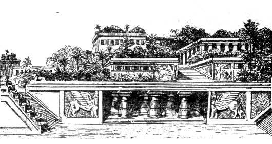 Jardins Suspensos da Babilônia, interpretação datada do século XX 