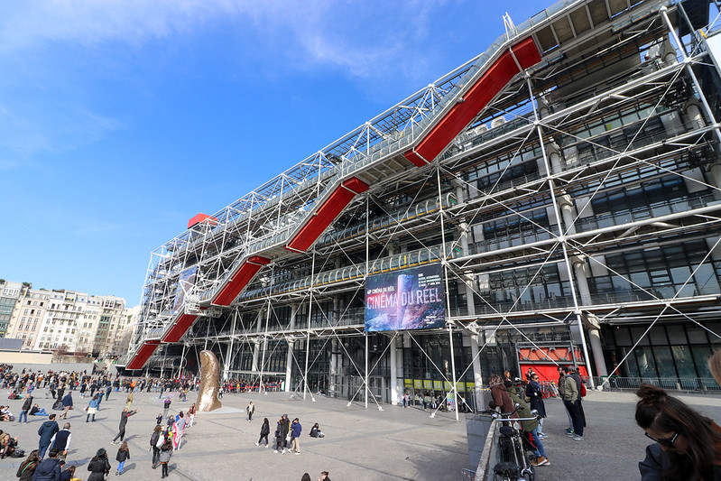 O Centro Georges Pompidou é um complexo cultural que fez Piano ser conhecido mundialmente