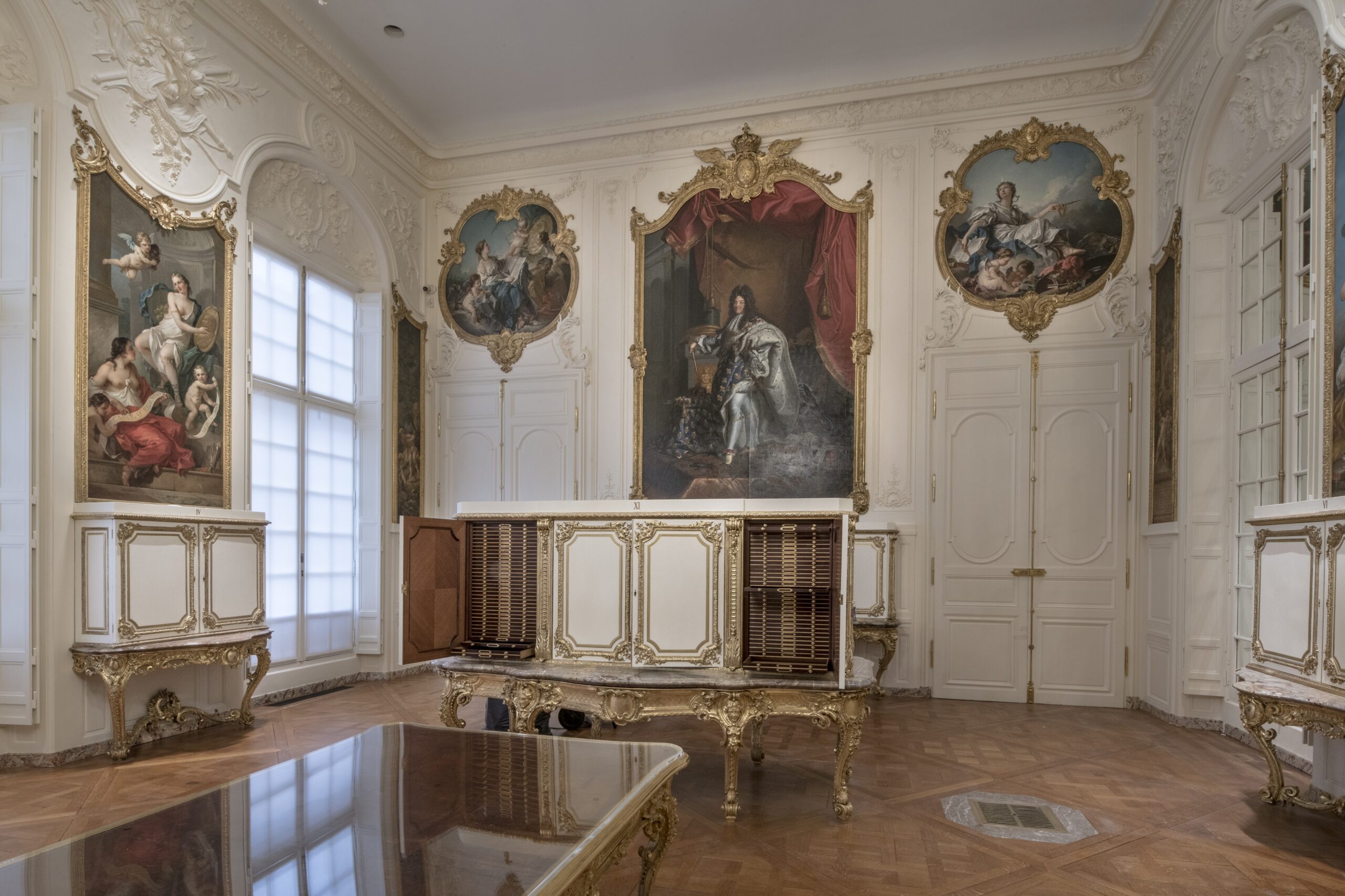 Gabinete do Rei está entre espaços reformados na Biblioteca Nacional da França
