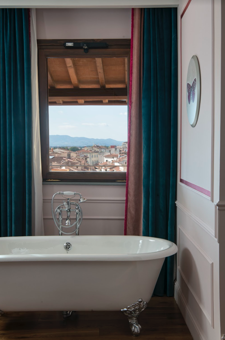 Banheiro do Il Tornabuoni Hotel 