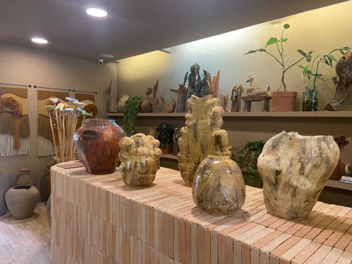vasos artísticos Loja Dois Trópicos em Pinheiros