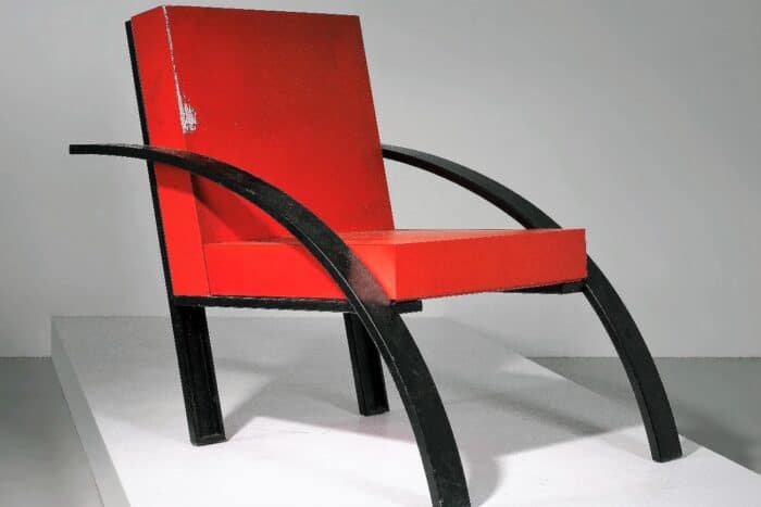 cadeira vermelha aldo rossi