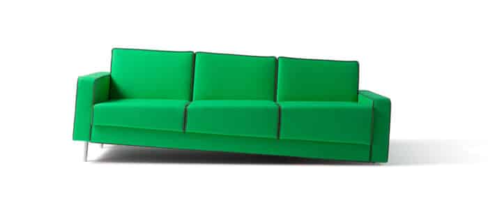 sofá verde 
