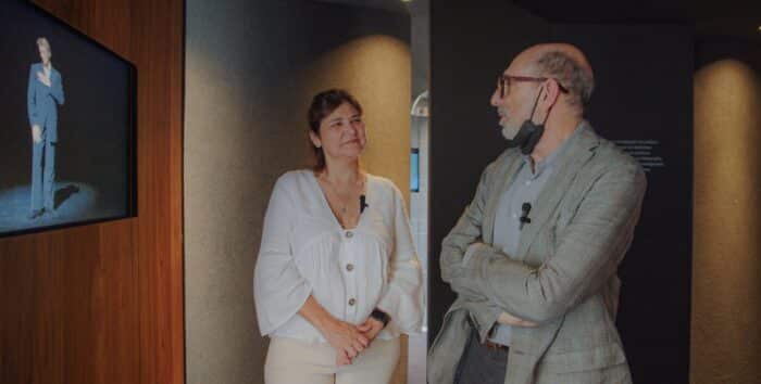 Christiane Ferreira, diretora de inovação e branding da Portobello, e Isay Weinfeld