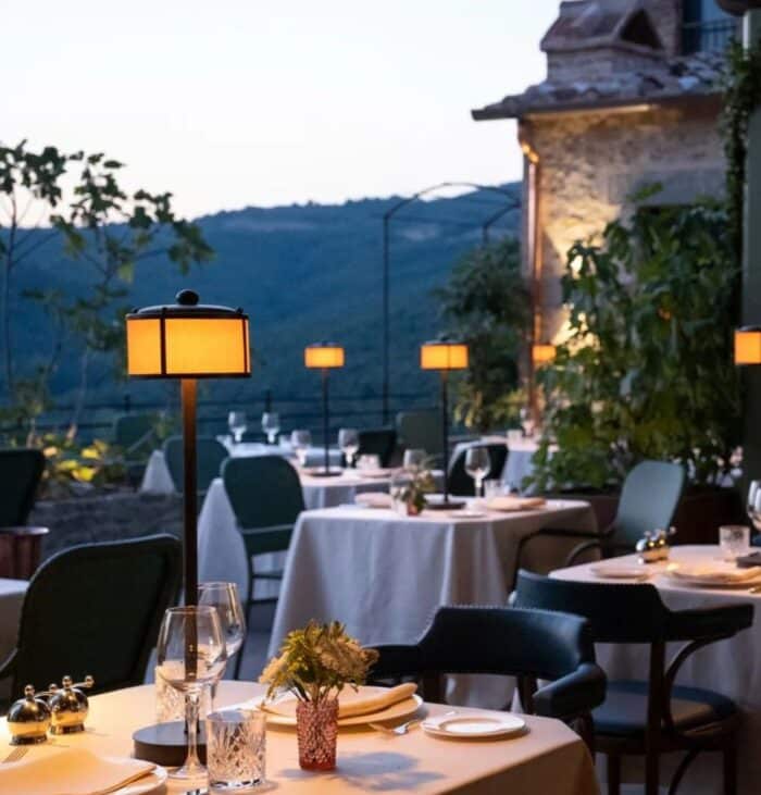 Restaurante do Hotel Castello di Reschio