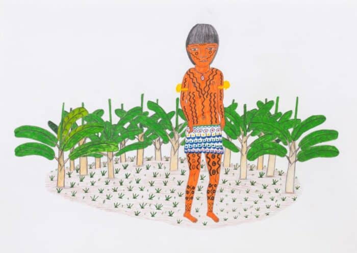 obra de Joseca Yanomami representa Yamanayoma