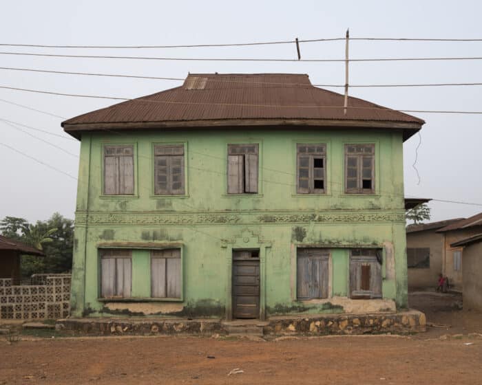 Construção em Ilexá, Nigéria 