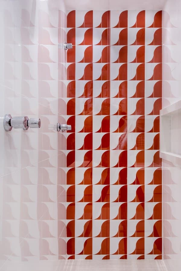 projeto de banheiro com ponto de cor