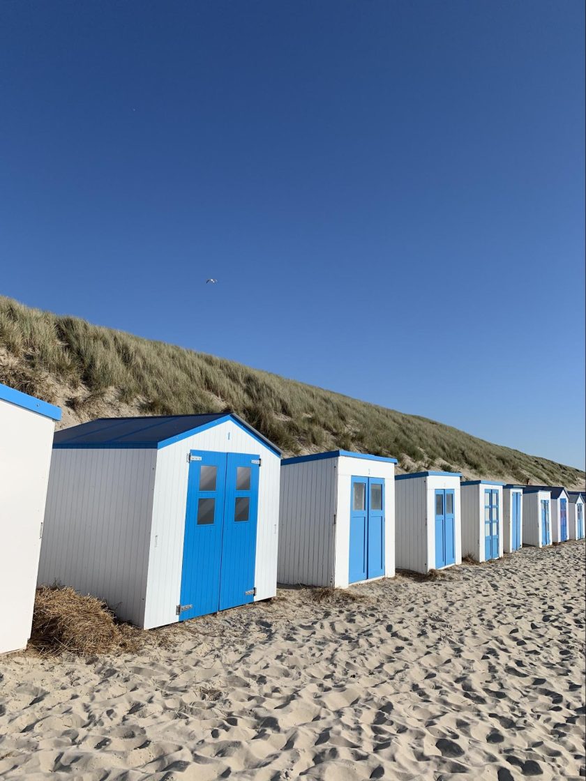 Casinhas de praia em De Koog, Texel