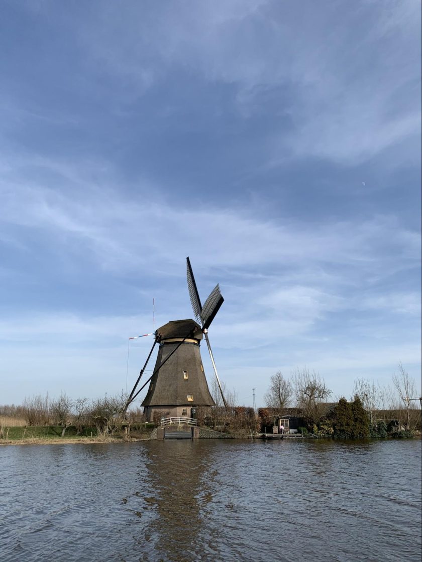 Quadro Moinho De Vento Amsterdã Holanda Energia Eólica Zen