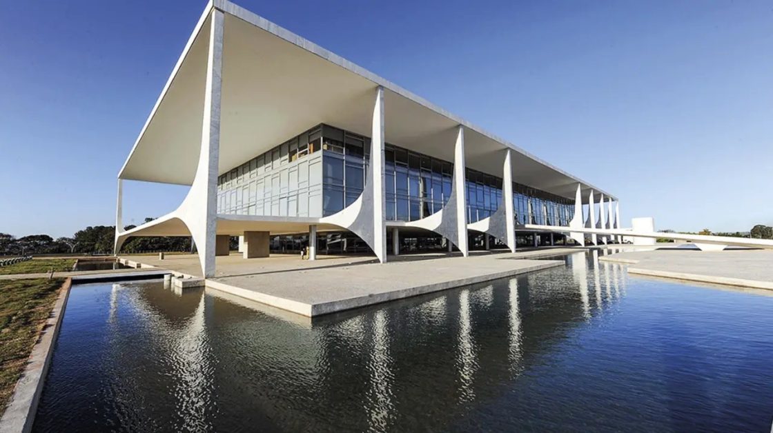 Prédio principal do Palácio do Planalto em Brasília