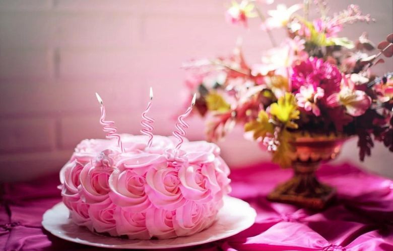decoração de festa de aniversário rosa