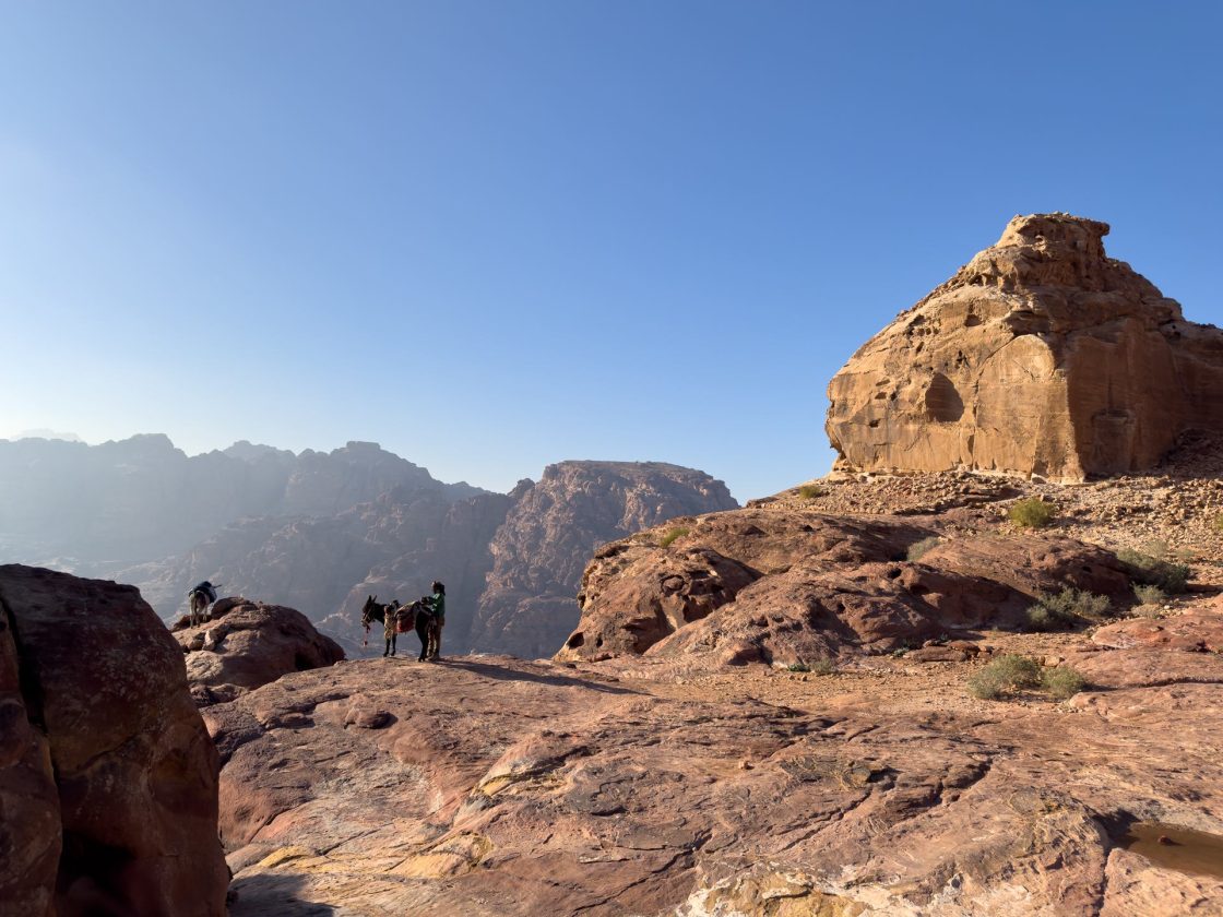 trilha em Petra