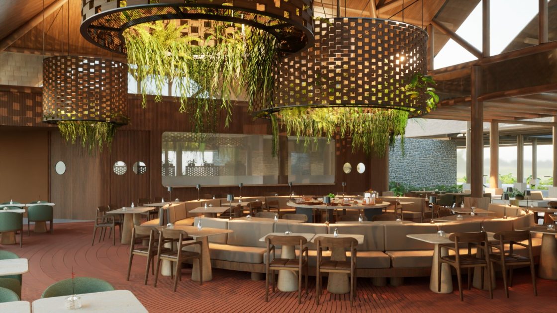 arquitetura para restaurantes, decoração biofílica
