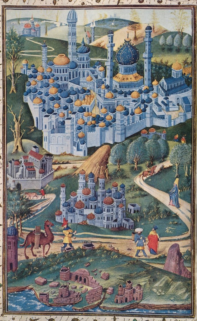 Representação de Jerusalém em 1283