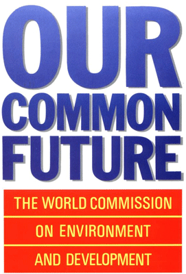 Capa do Relatório Brundtland – Our Common Future