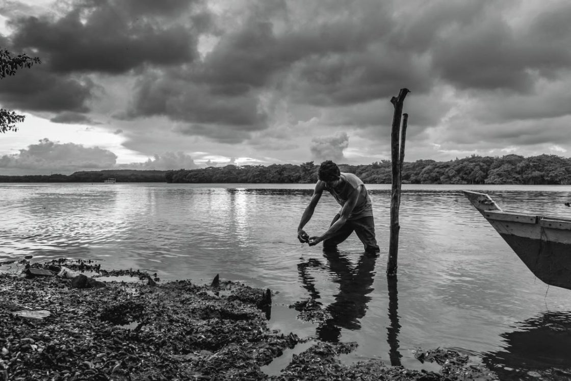 Pesca do sururu na Lagoa Mundaú, em Alagoas