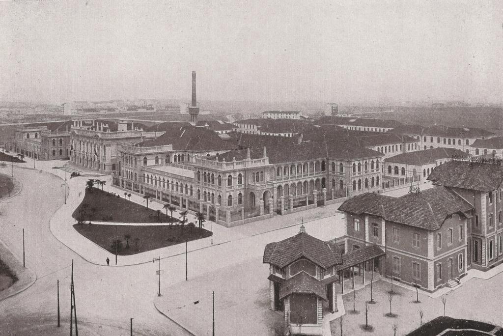 Città Studi em construção, em 1930