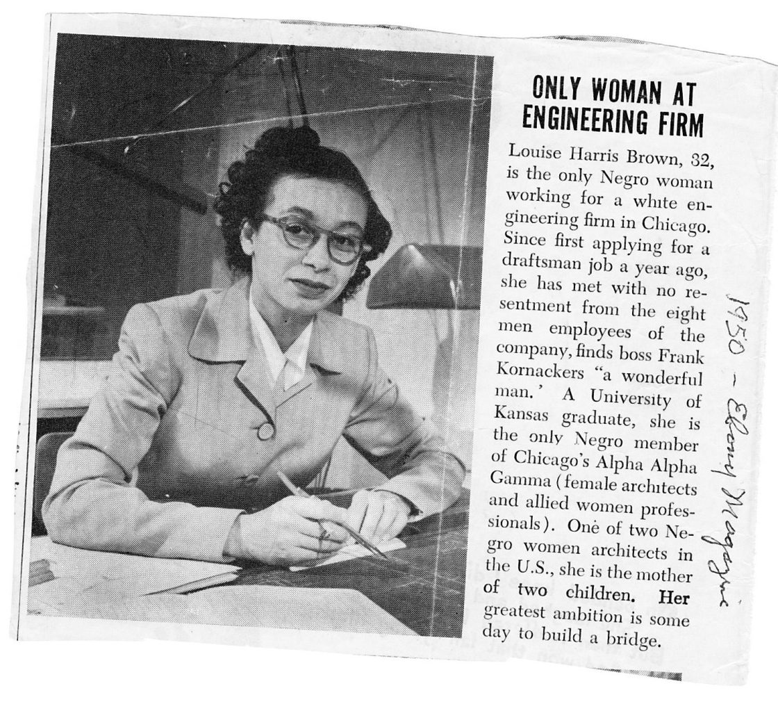 Artigo publicado na revista 'Ebony' em 1950 | Imagem: WomensArt