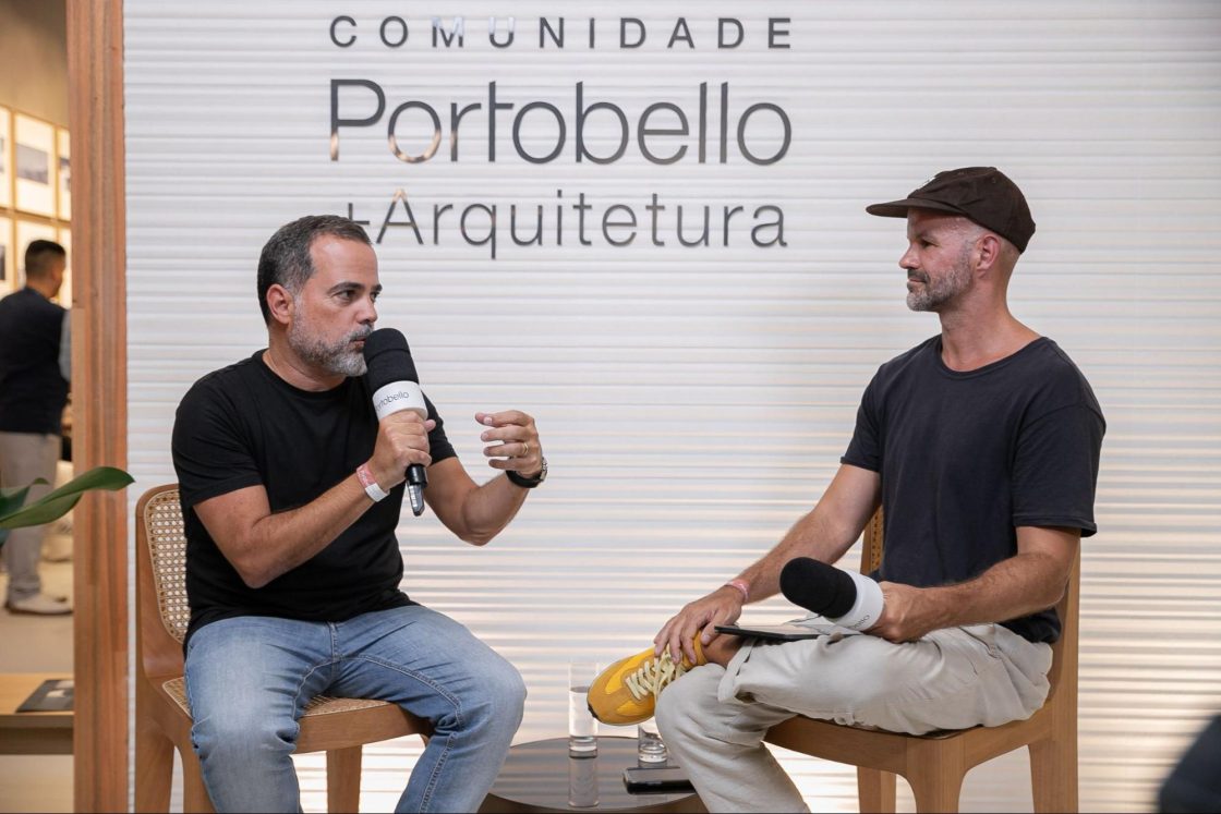Duda Porto contou para Carvalhal sobre seus mais recentes projetos 