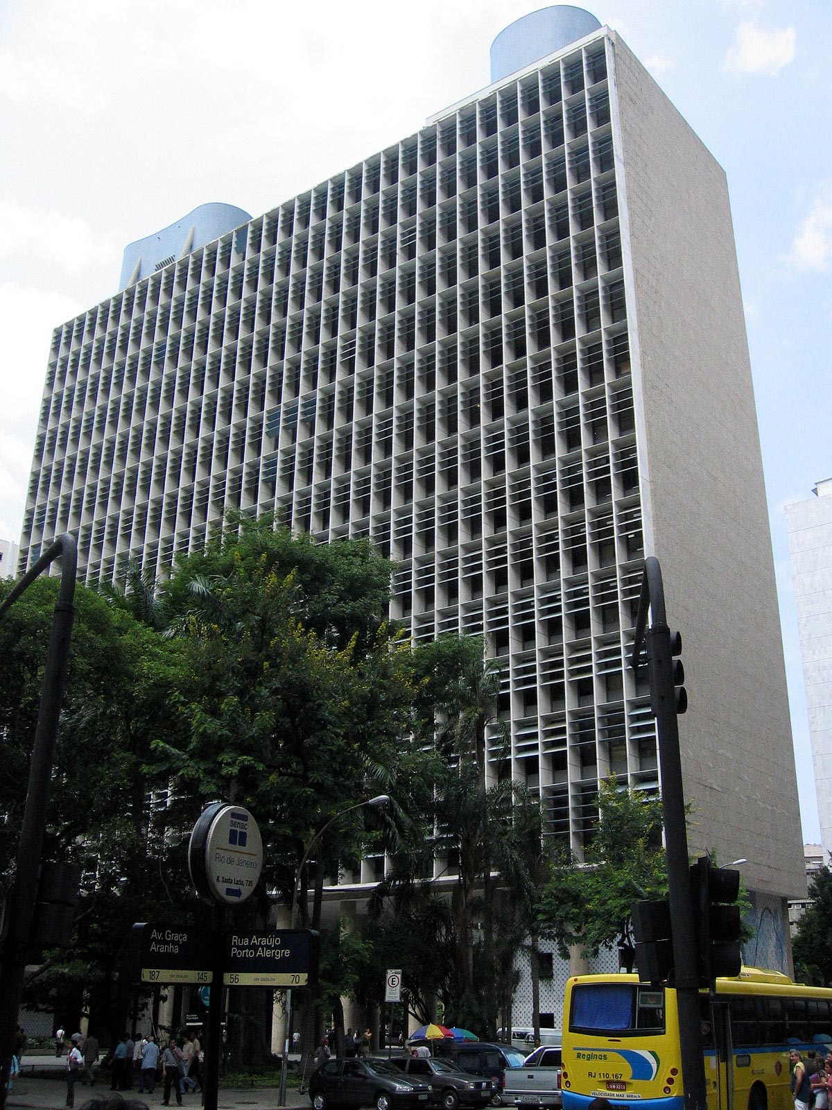 Edifício Gustavo Capanema, no Rio de Janeiro