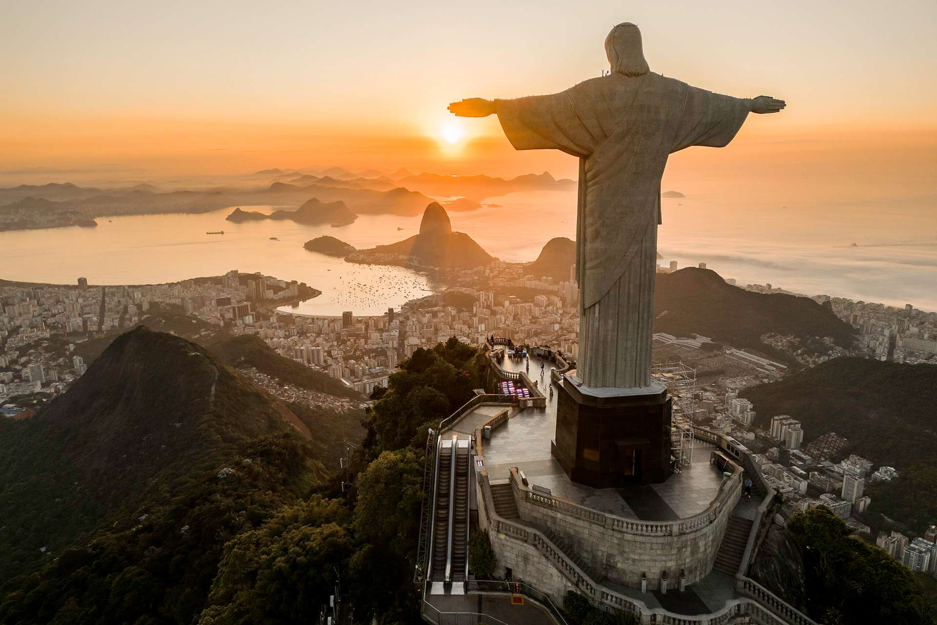 Estátua do Cristo Redentor, no Rio de Janeiro