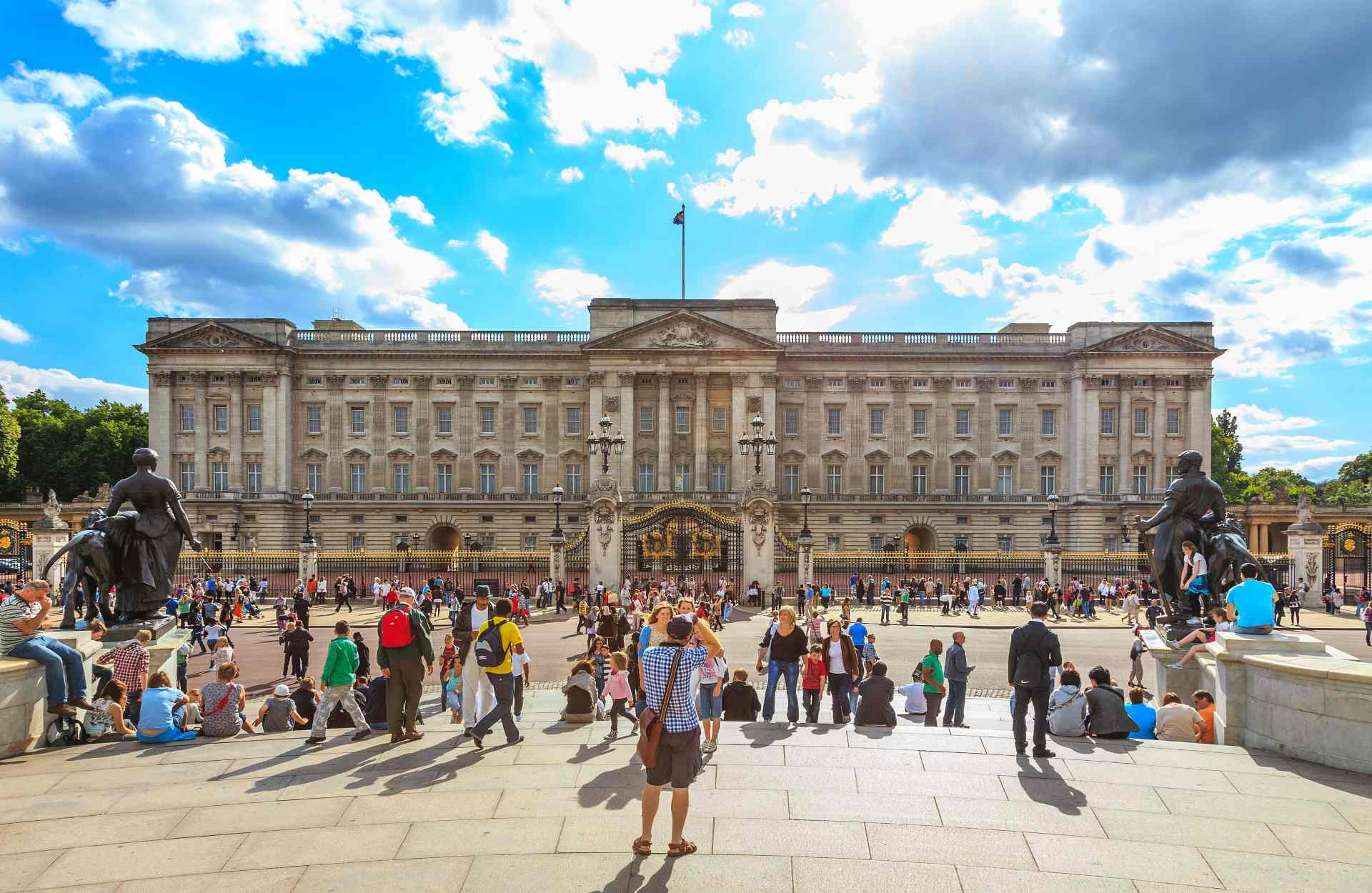 Palácio de Buckingham, na Inglaterra