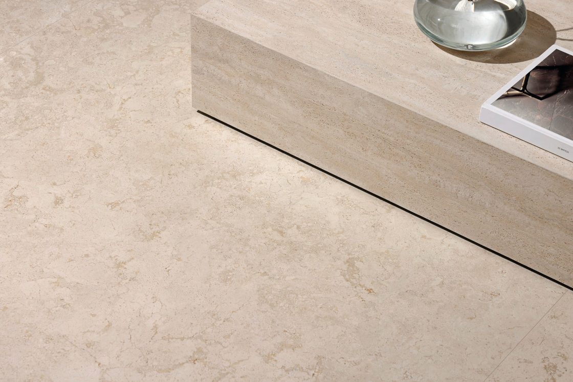 Detalhe de porcelanato Aeterna X