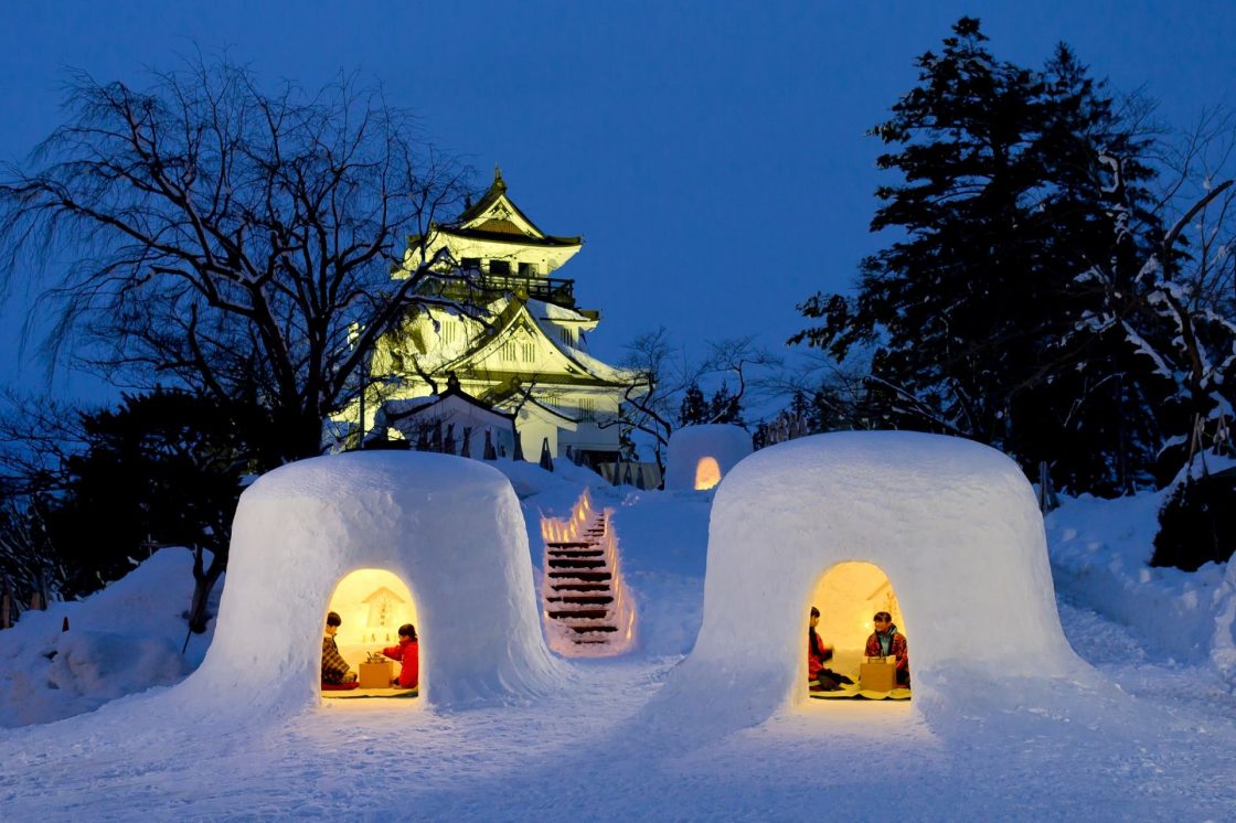 Domos de gelo japão