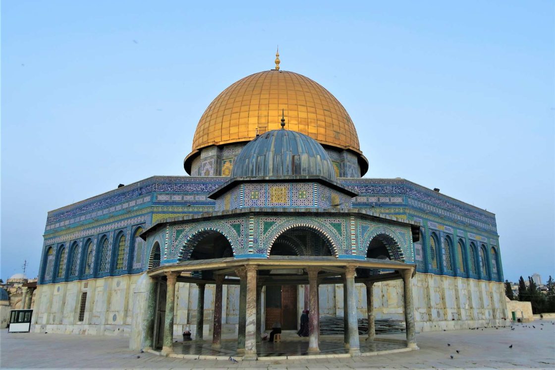 Domo da Rocha, em Jerusalém, Israel