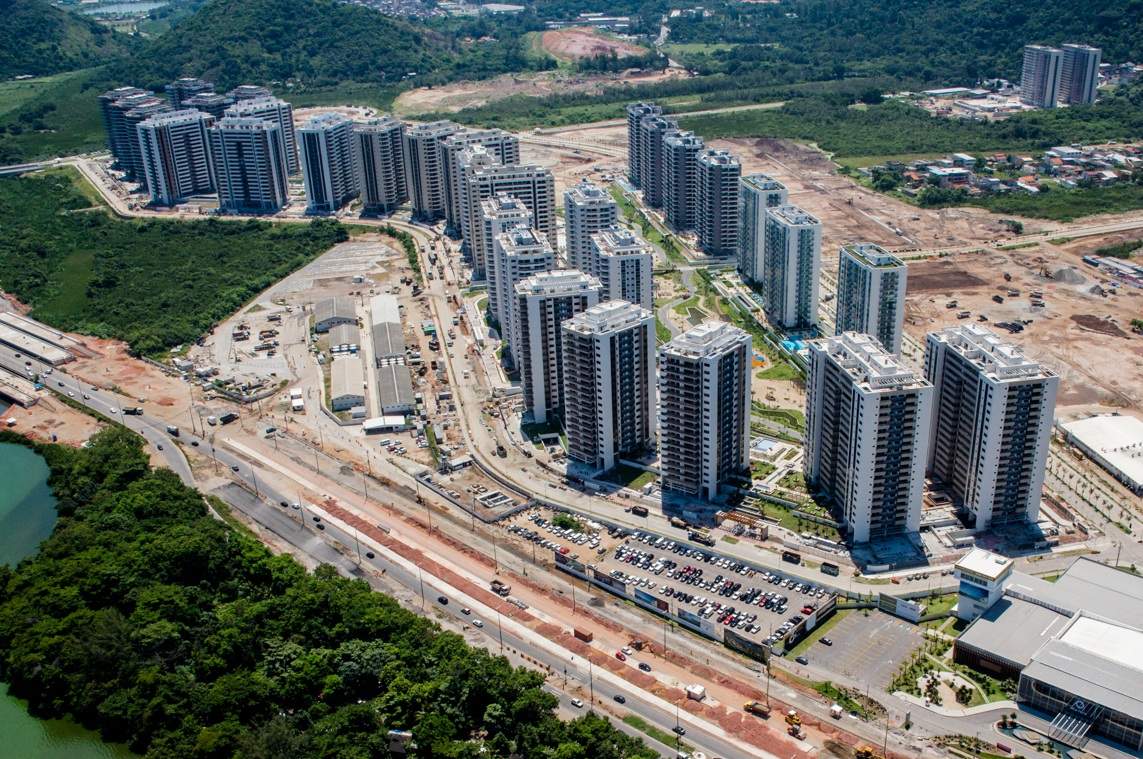 Vila dos Atletas, na Barra da Tijuca, no Rio de Janeiro, criada para os Jogos Olímpicos de 2016